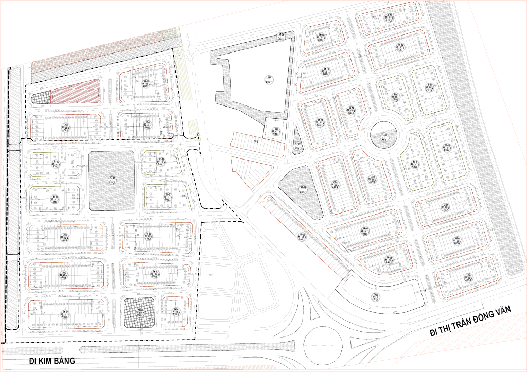 Mặt bằng dự án hano park
