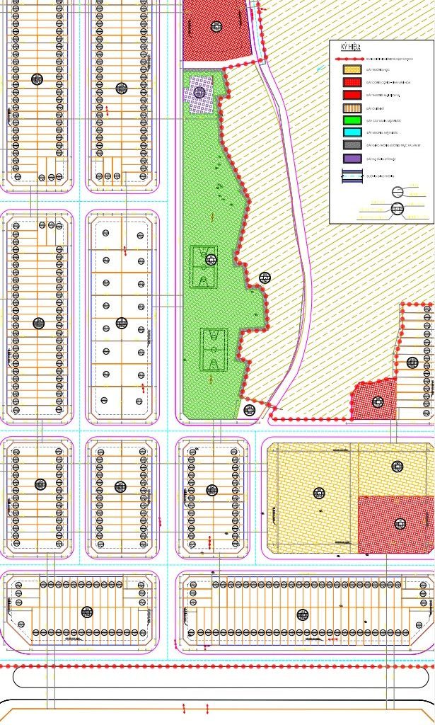 Mặt bằng dự án trung đông gđ1