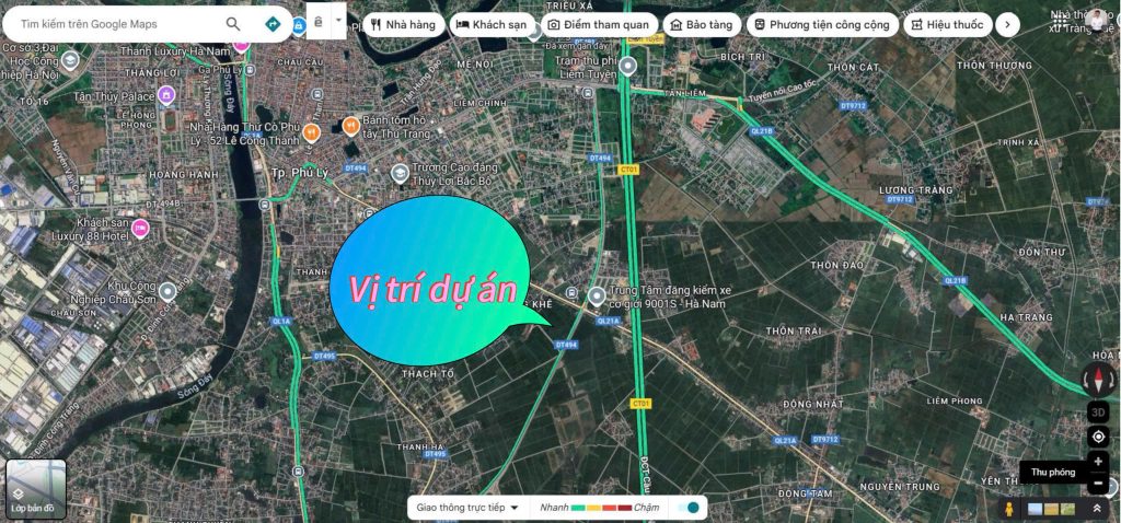 Khu đô thị 20 ha cạnh QL21