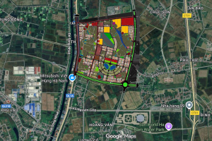 Vị trí dự án Tân Hà