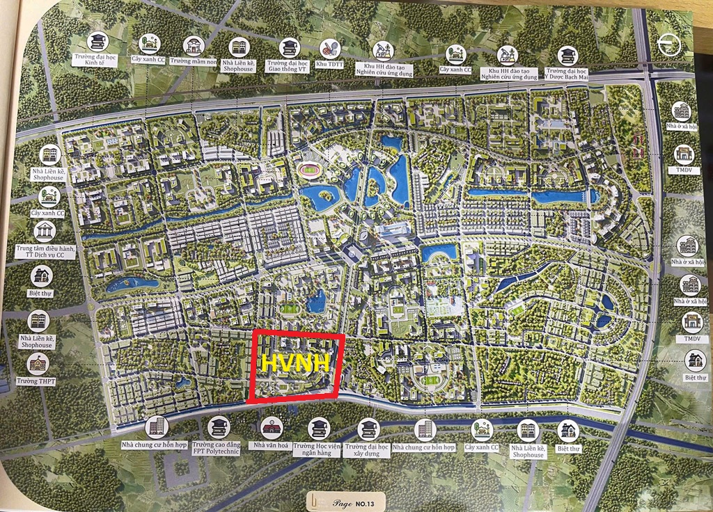 Vị trí Học viện Ngân Hàng cs2