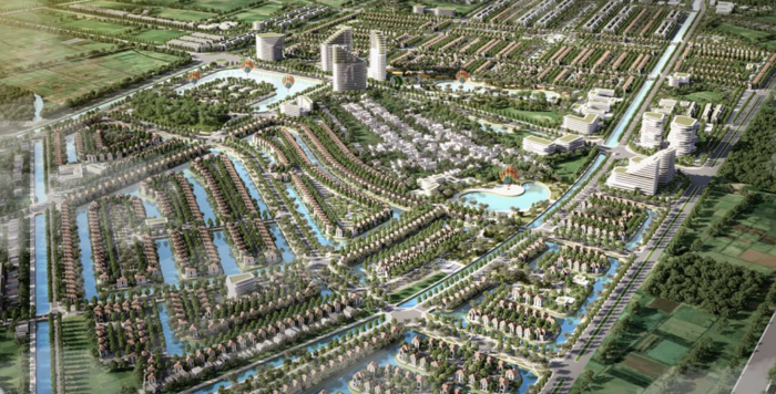 Phối cảnh khu đô thị Tiên Sơn