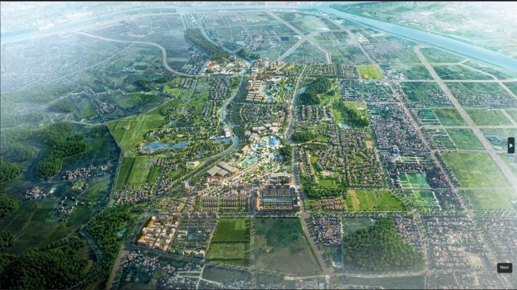 Phối cảnh dự án phía bắc Hoa Lư của tập đoàn Thaigroup Phối cảnh dự án